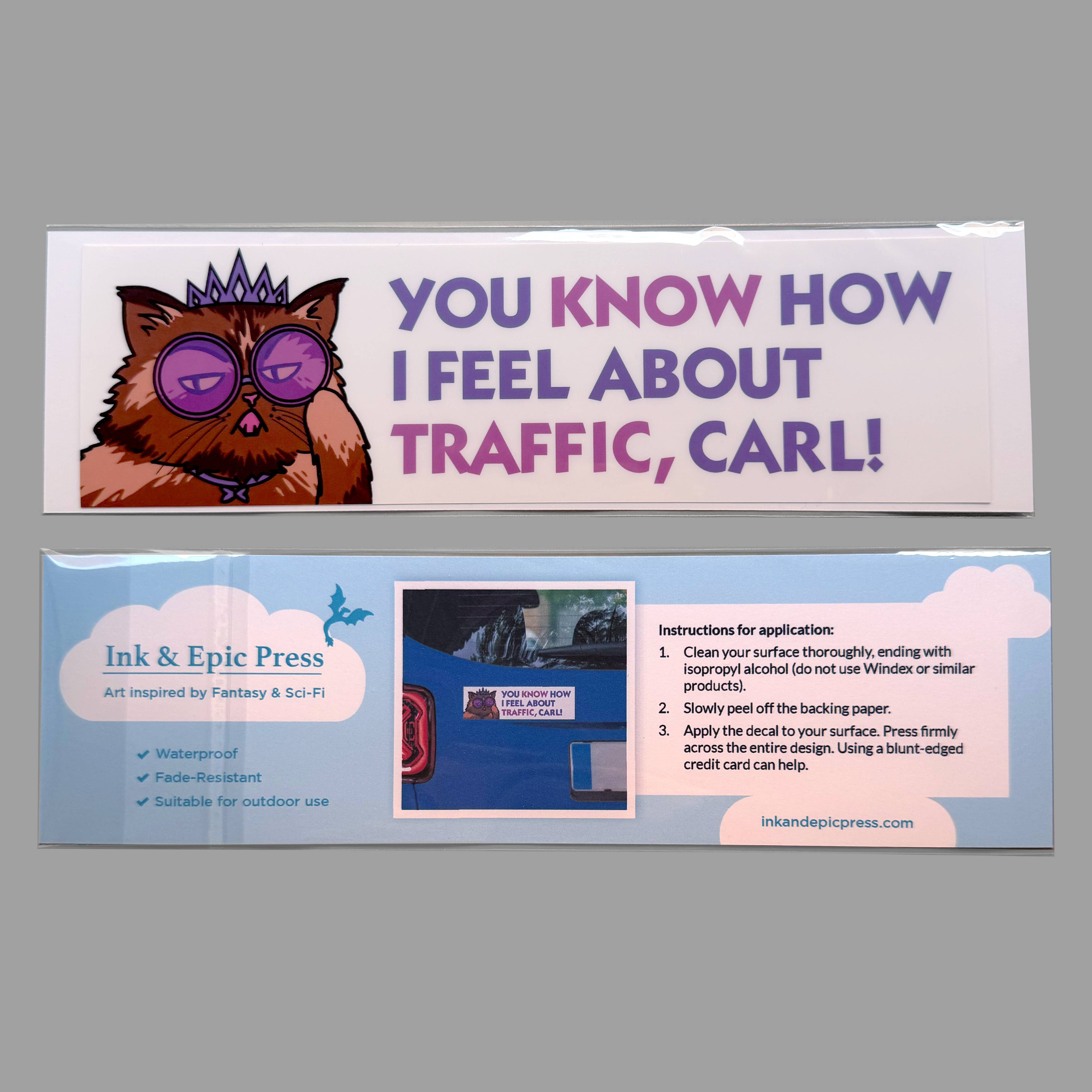 Dungeon Crawler Carl Traffic Decal