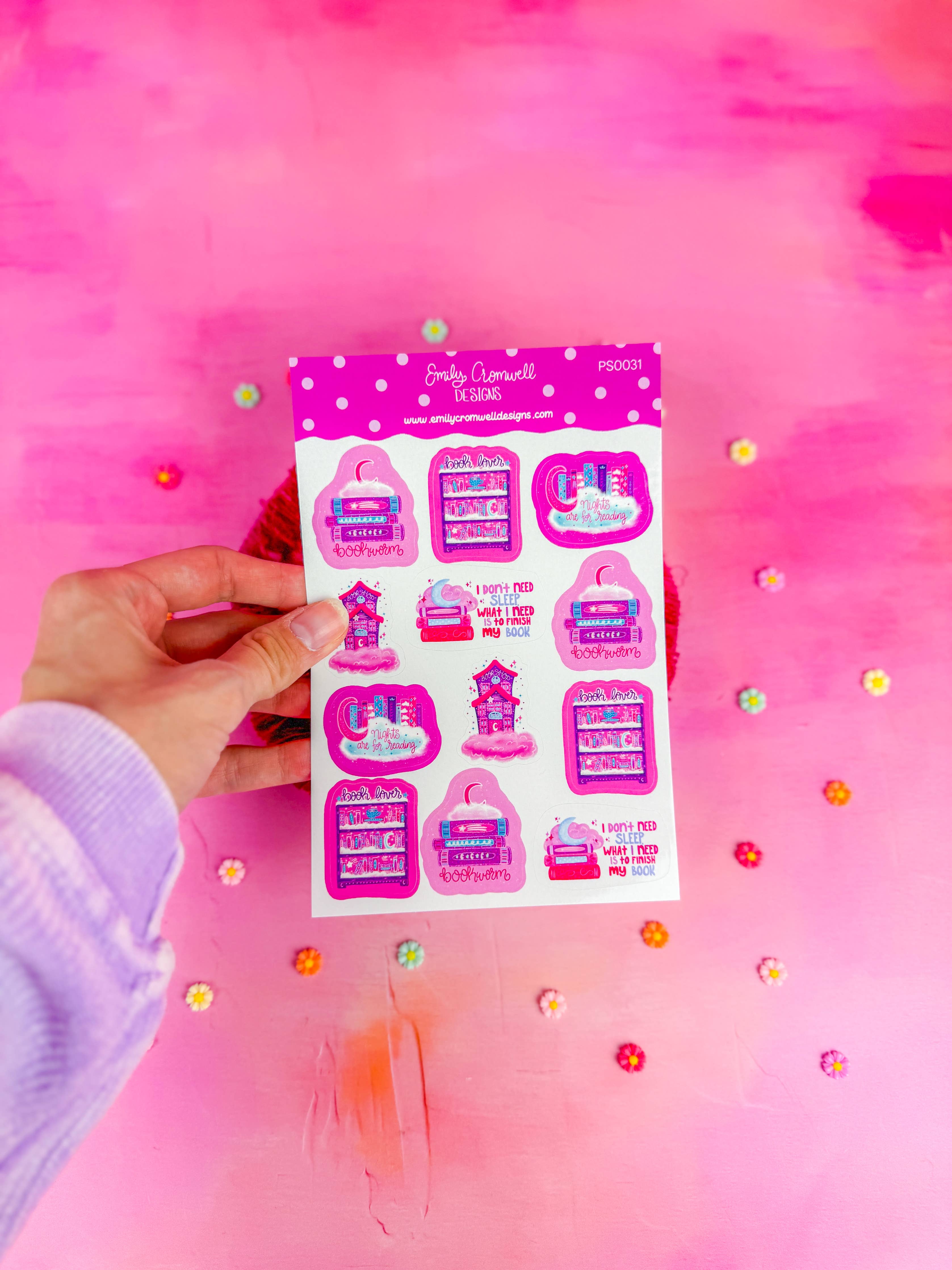 Bookish Dreams Planner Stickers