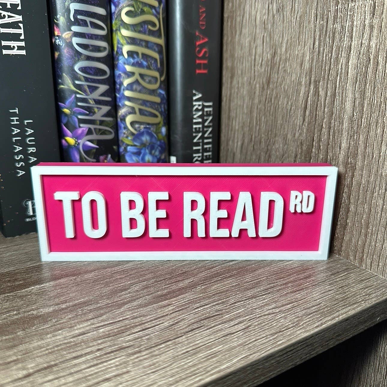 To Be Read Street Sign | Bookshelf Decor: Green