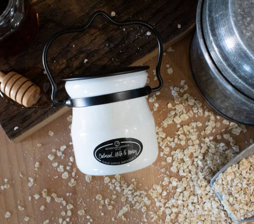 5 oz Cream Jar Candle: Oatmeal, Milk & Honey
