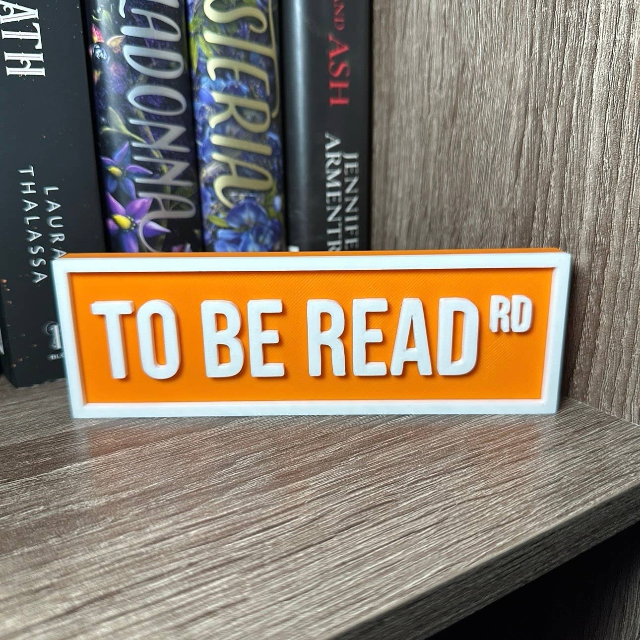 To Be Read Street Sign | Bookshelf Decor: Green