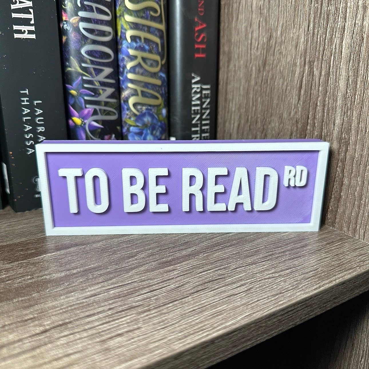 To Be Read Street Sign | Bookshelf Decor: Green