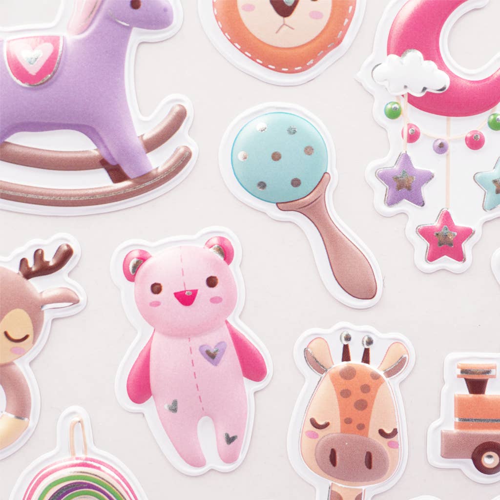 Baby Animal Stickers – Toys, Nursery & Sweet Icons | 38ct