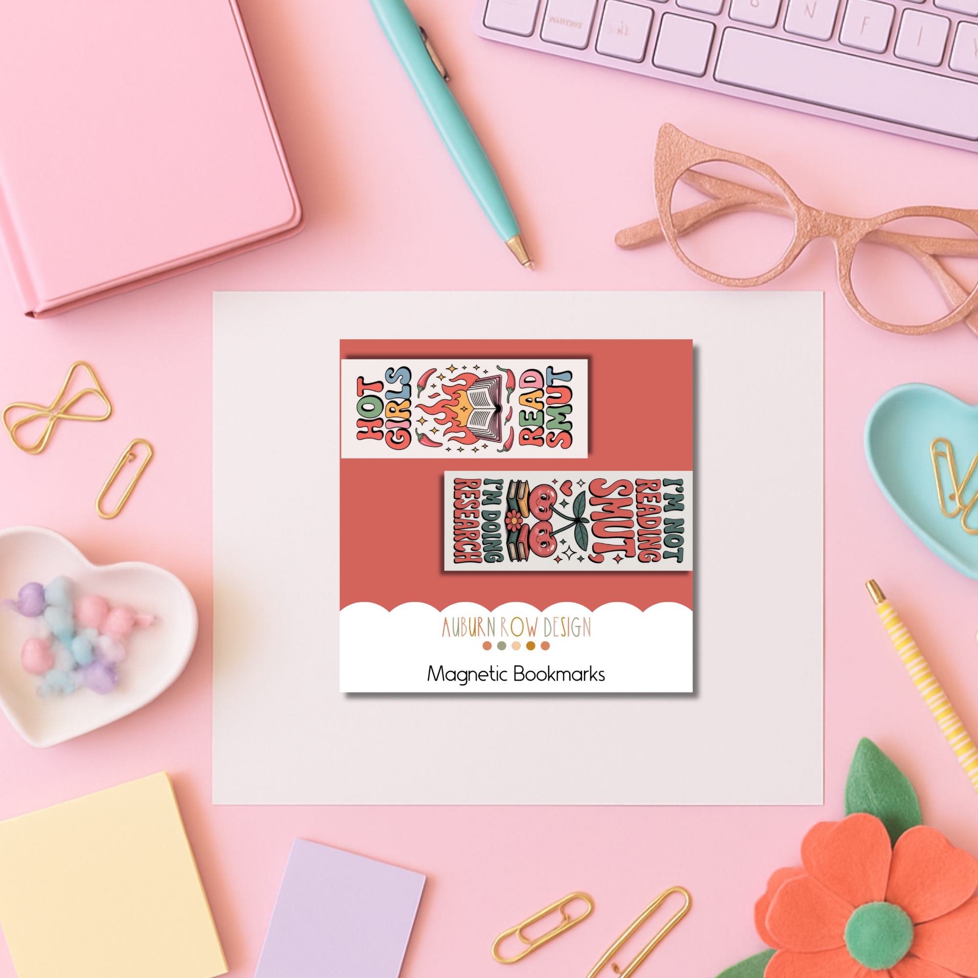 Spicy Smut Reader Magnetic Bookmark Set