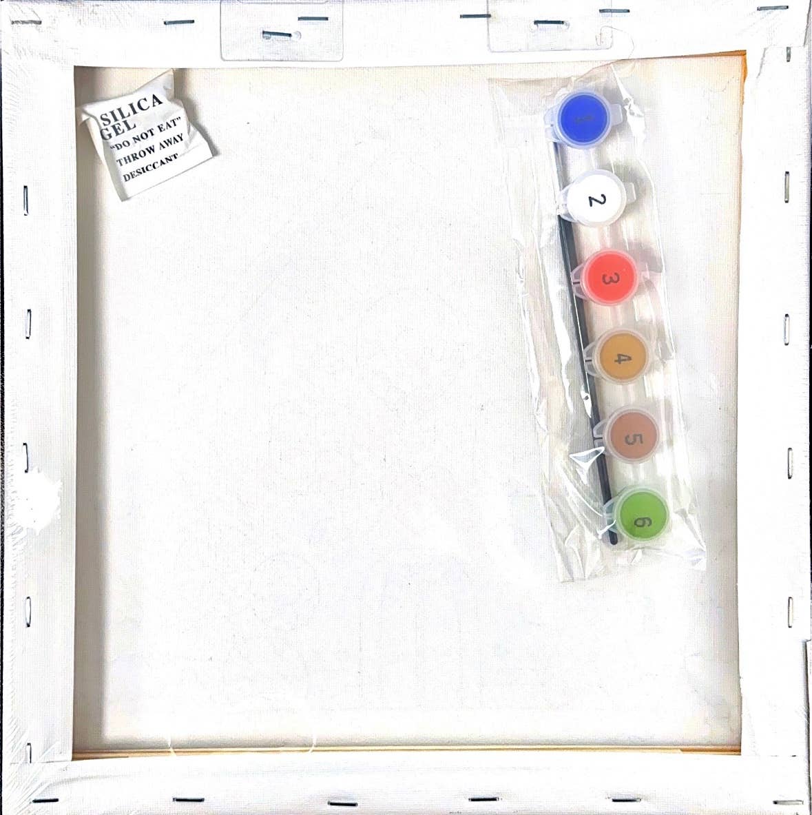 Canvas Paint Set, Gingerbread  Design , 11.8 x 11.8 x 0.67in