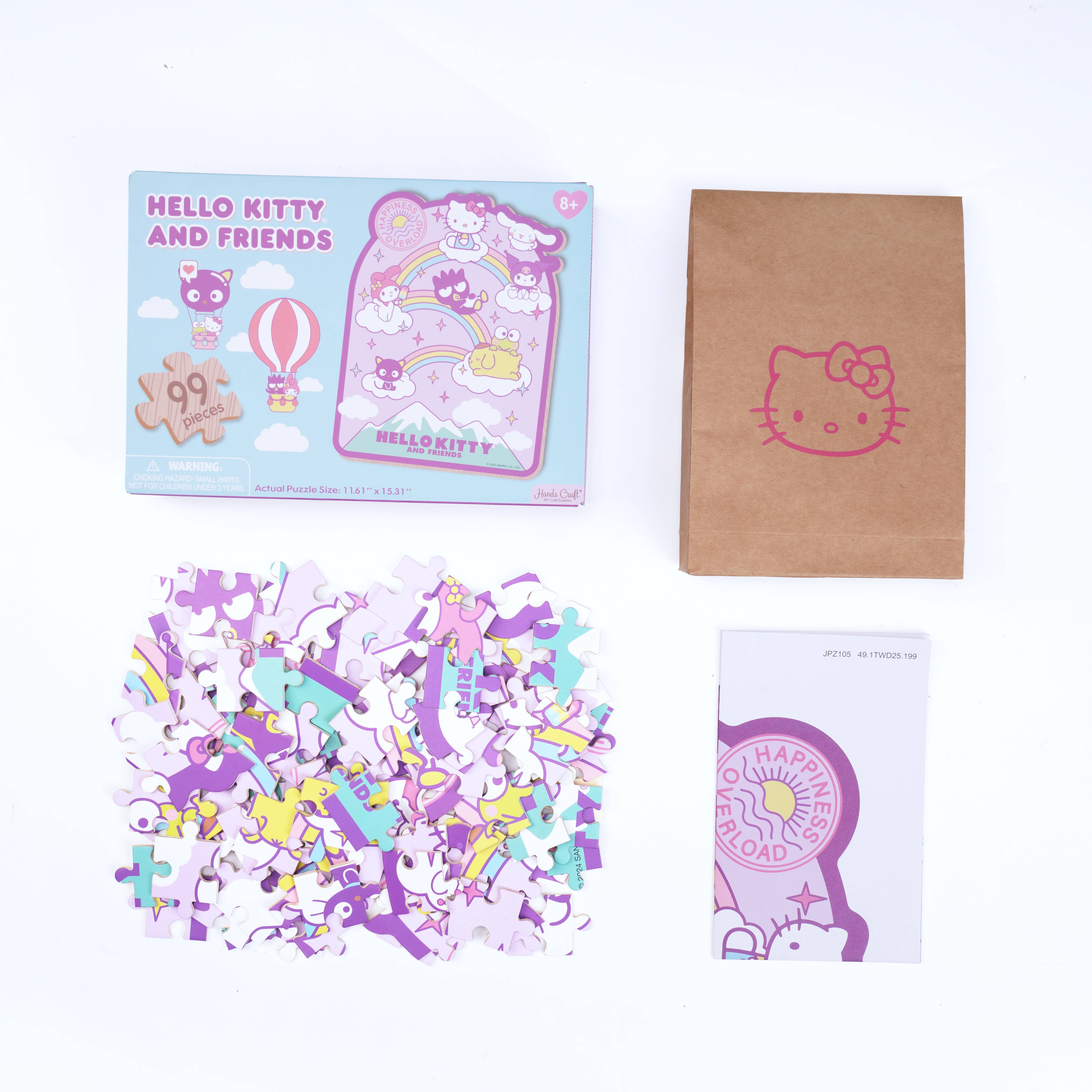 Hello Kitty and Friends Shaped Puzzle – 99 Pieces