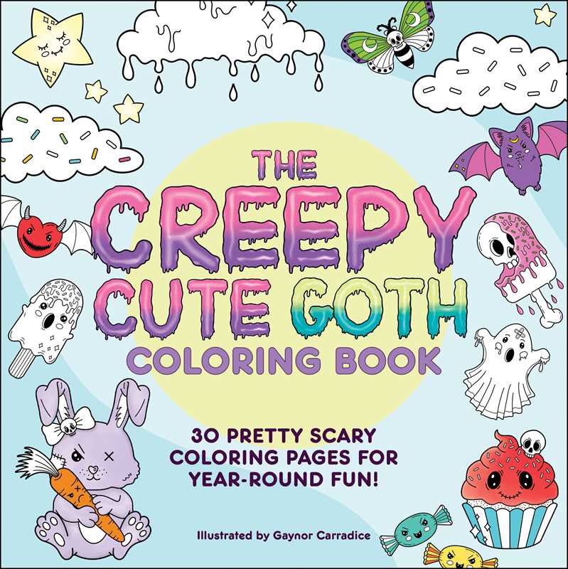 Creepy Cute Goth Coloring Book by: Paperback; 64 pages / English