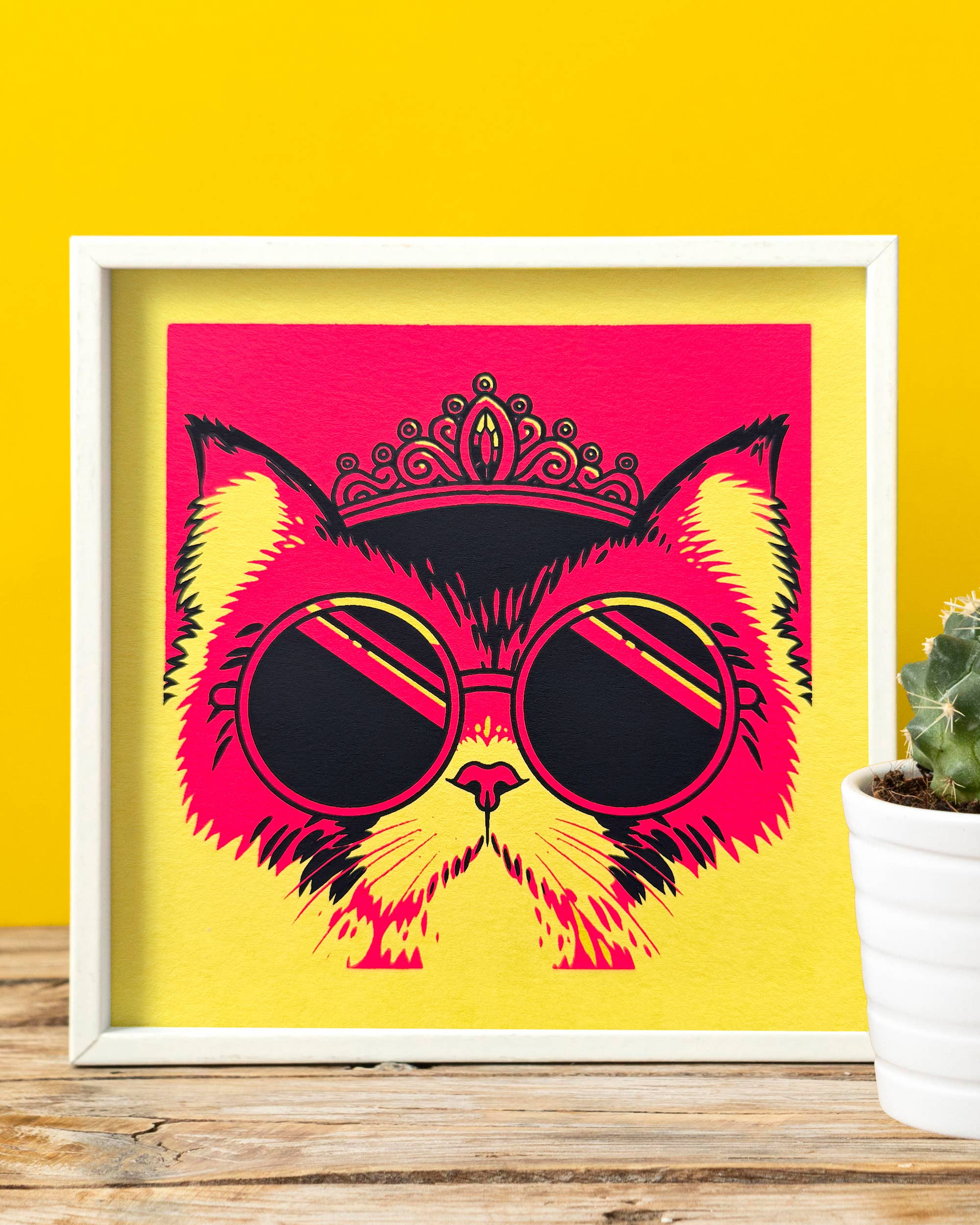"Donut" Dungeon Crawler Carl Inspired Screen Print (Yellow)