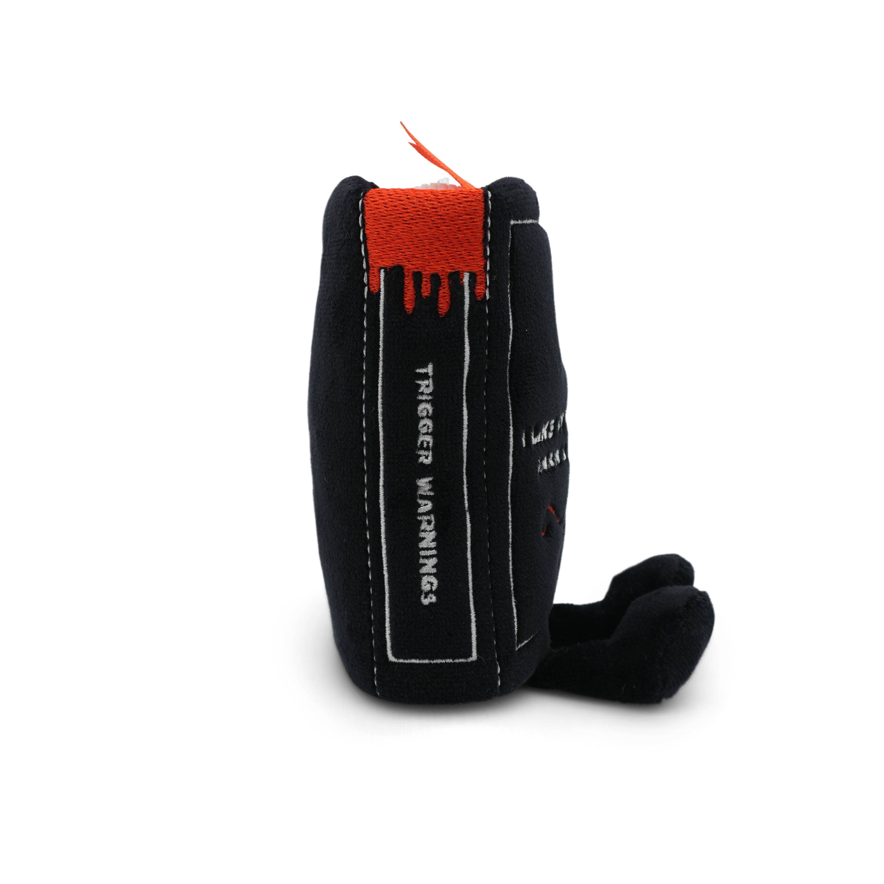 "I Like My Thrillers Dark & Twisted" Book Plush Bag Charm