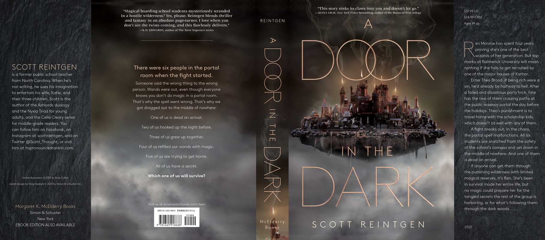 Door in the Dark by Scott Reintgen: Hardcover; 368 pages / English