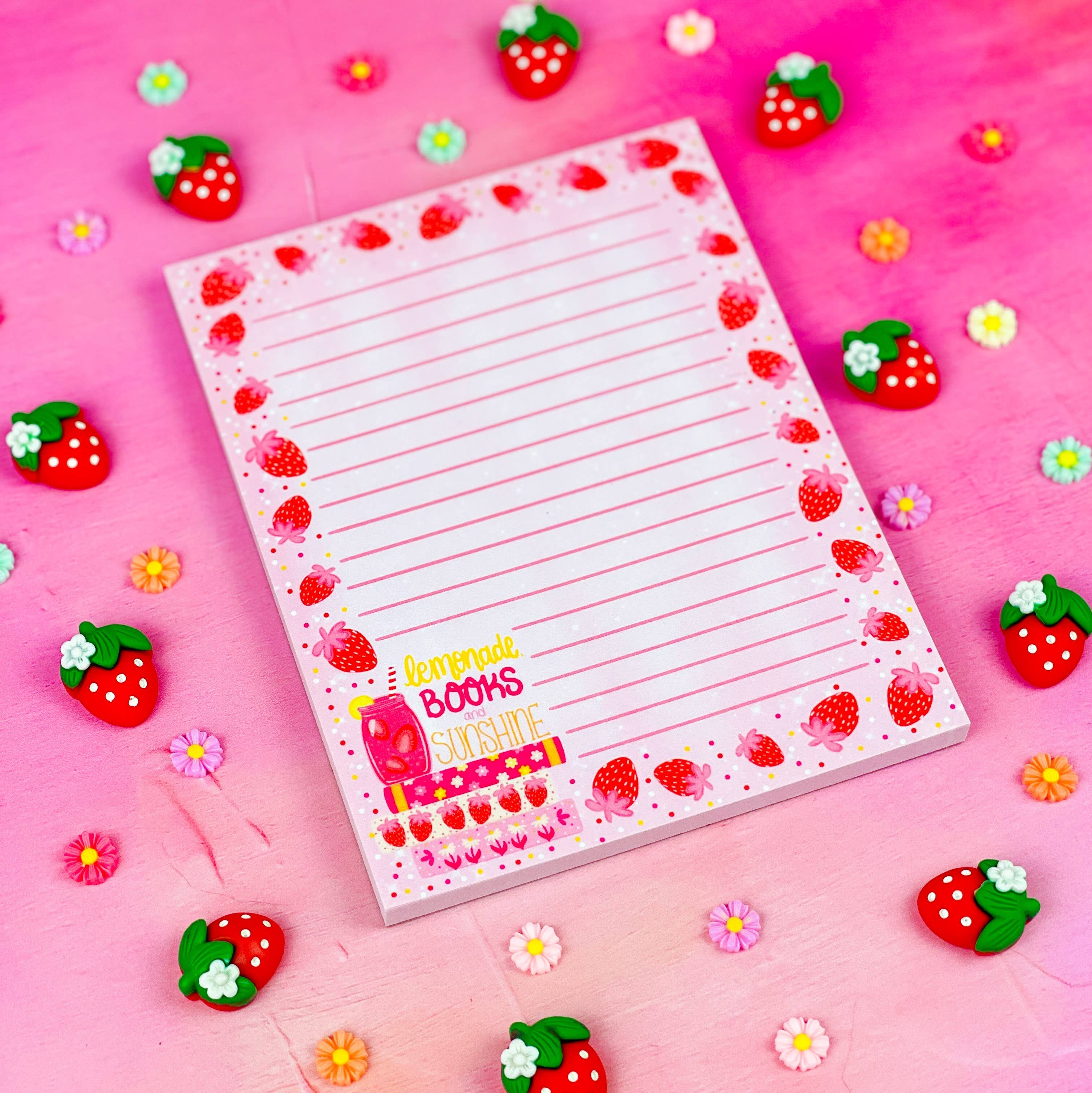Lemonade Books and Sunshine Notepad