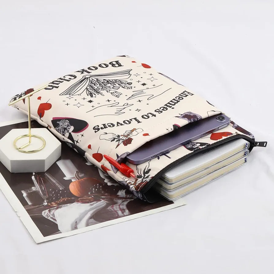 Enemies to Lovers Book Club Book Sleeve Smut Lovers Book Cover Romance Reader Gift Smut Book Club Gift Literary Gift for Bookish Bookworm Book Nerd 