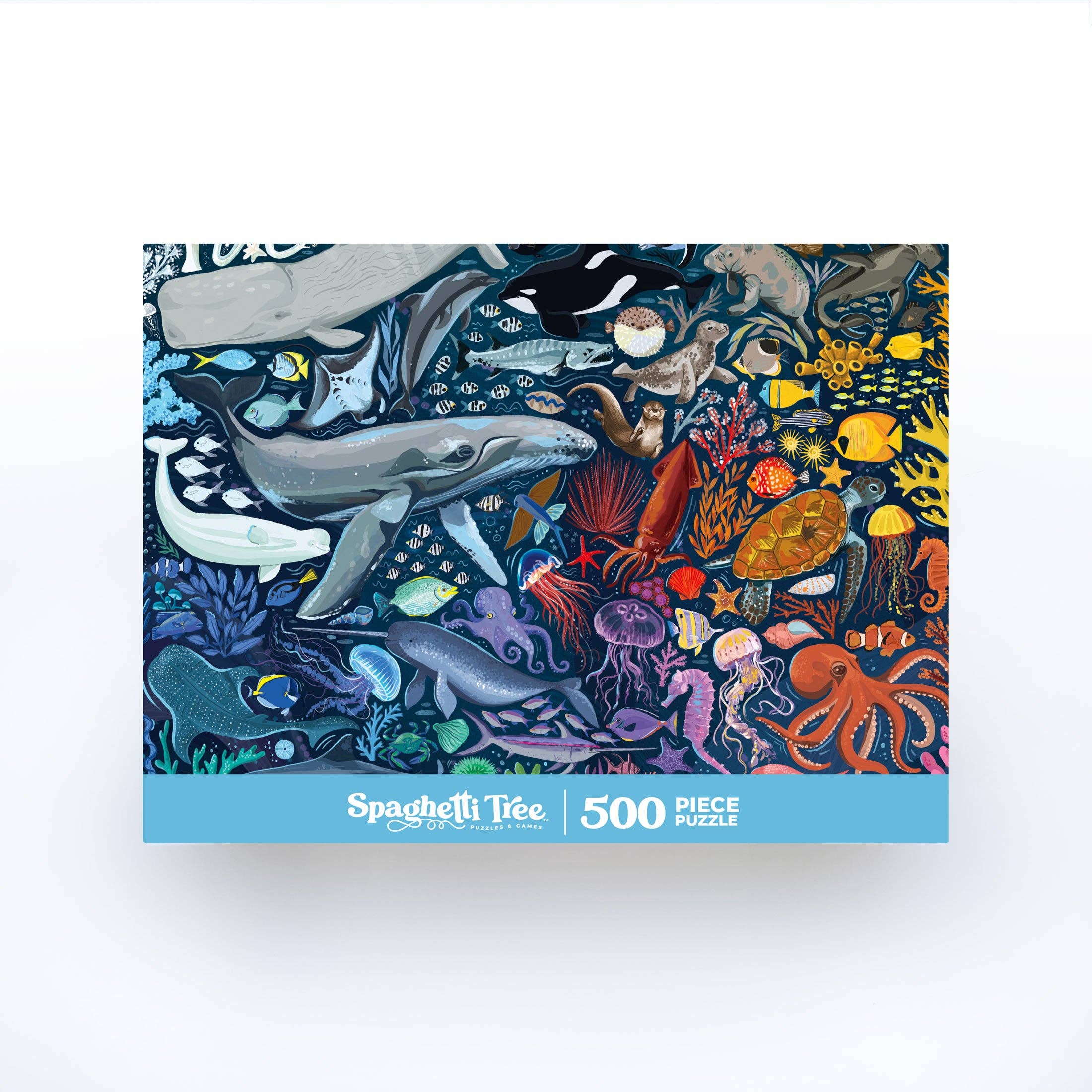 Ocean Creatures 500 Pc Puzzle