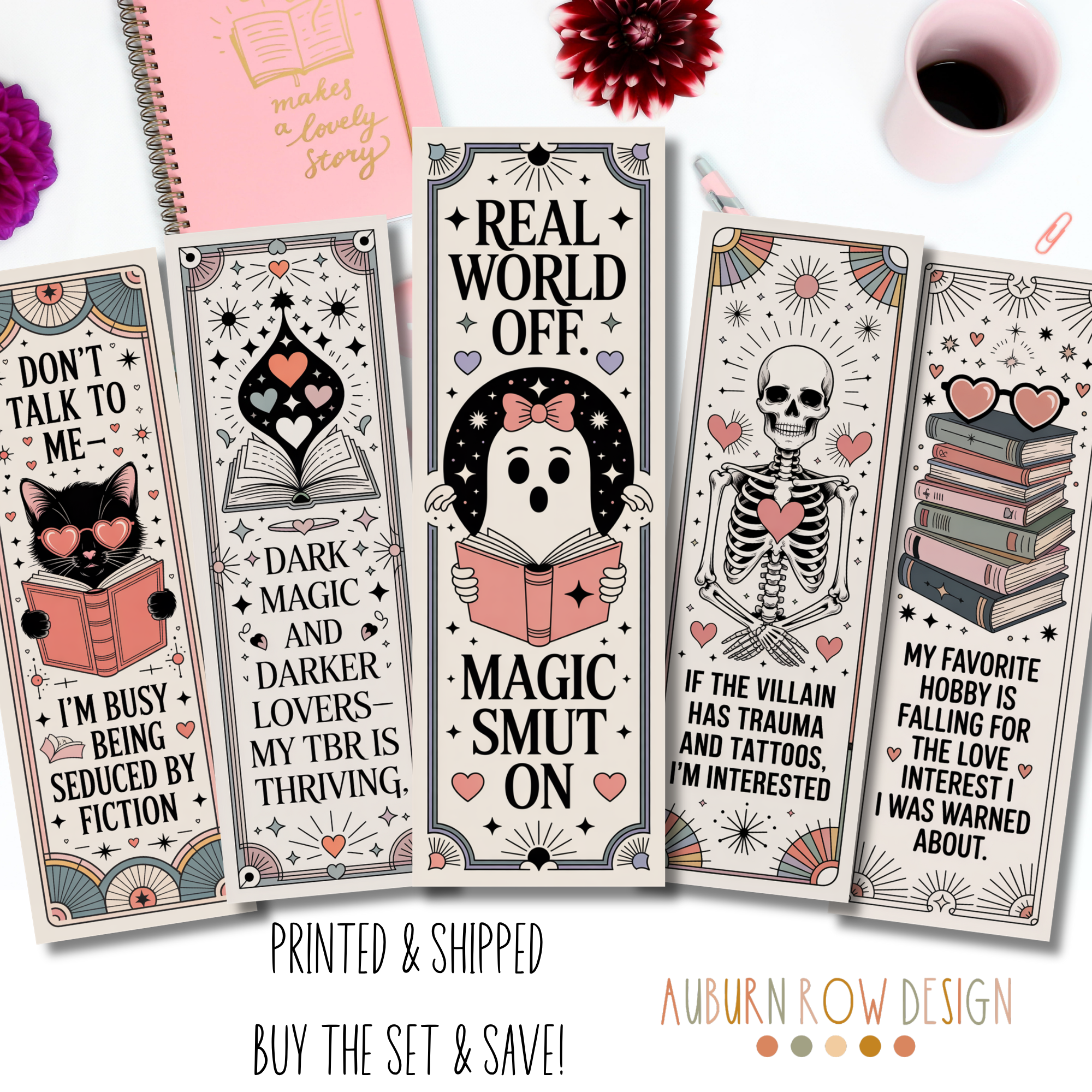 Smut Bookmark Set or Individual: My Favorite Hobby