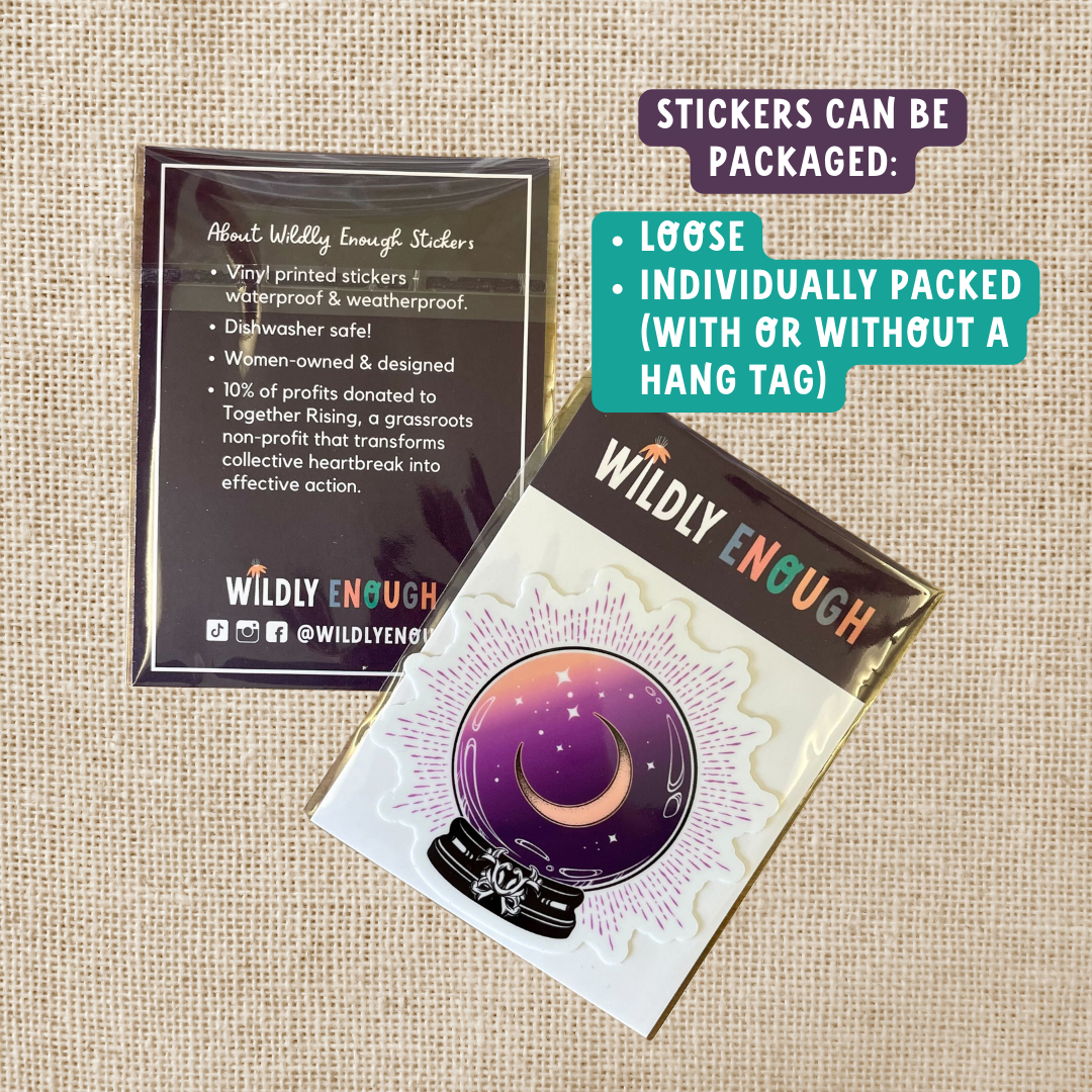 LGBTQ+ Fantasy Book Stack 3-inch Sticker