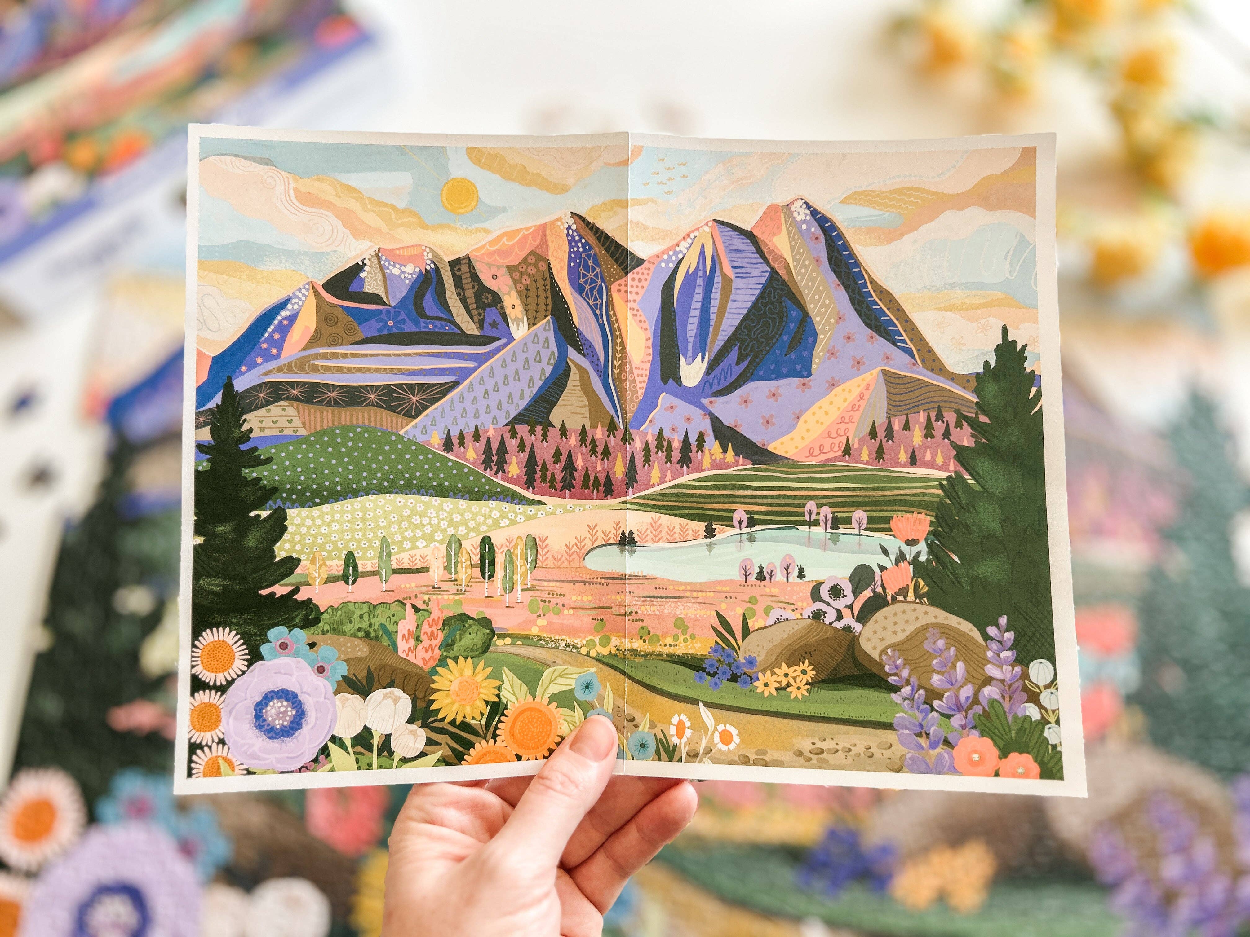 Mountains & Valleys 1000 Pc Puzzle