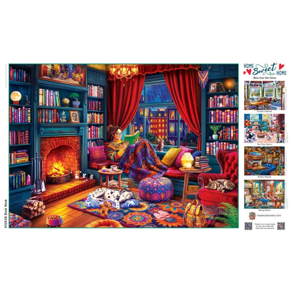 Home Sweet Home - Book Nook 500 Piece Jigsaw Puzzle