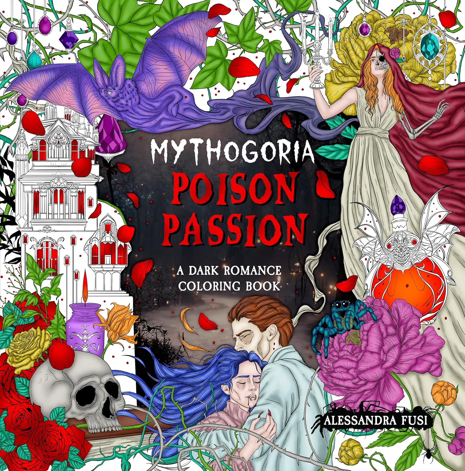 Mythogoria: Poison Passion Coloring Book