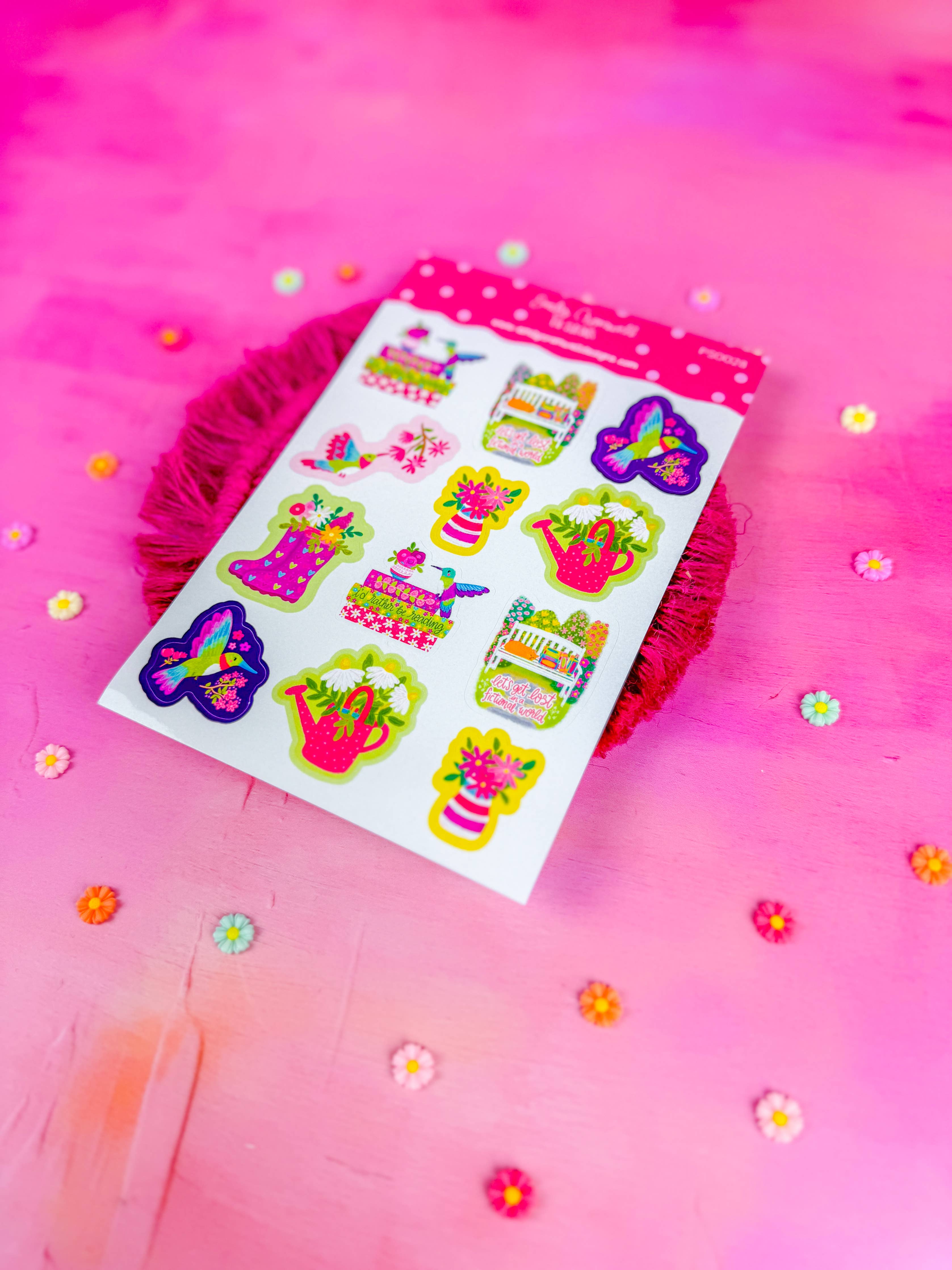 Bookish Garden Planner Stickers