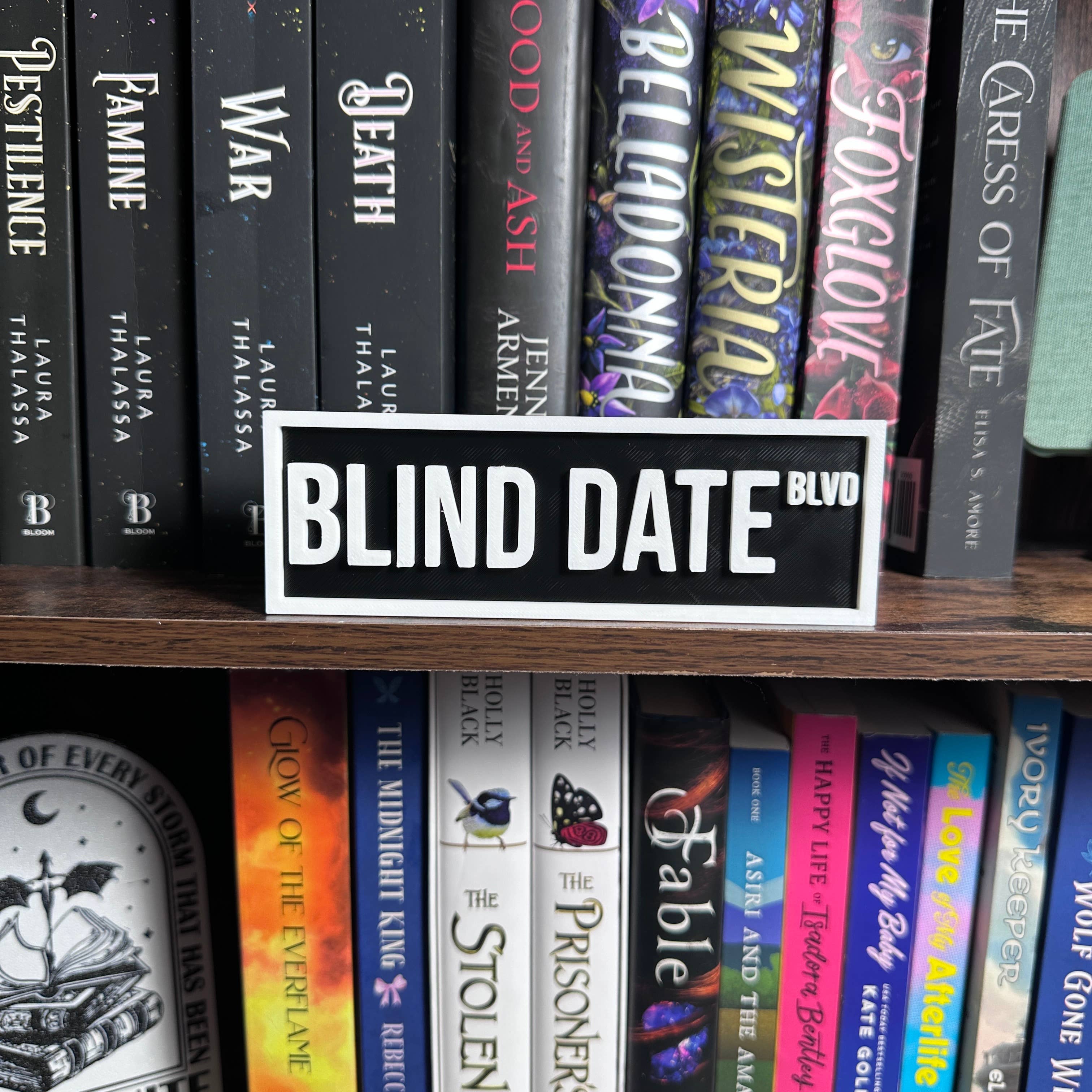Blind Date Street Sign | Bookshelf Decor: Green
