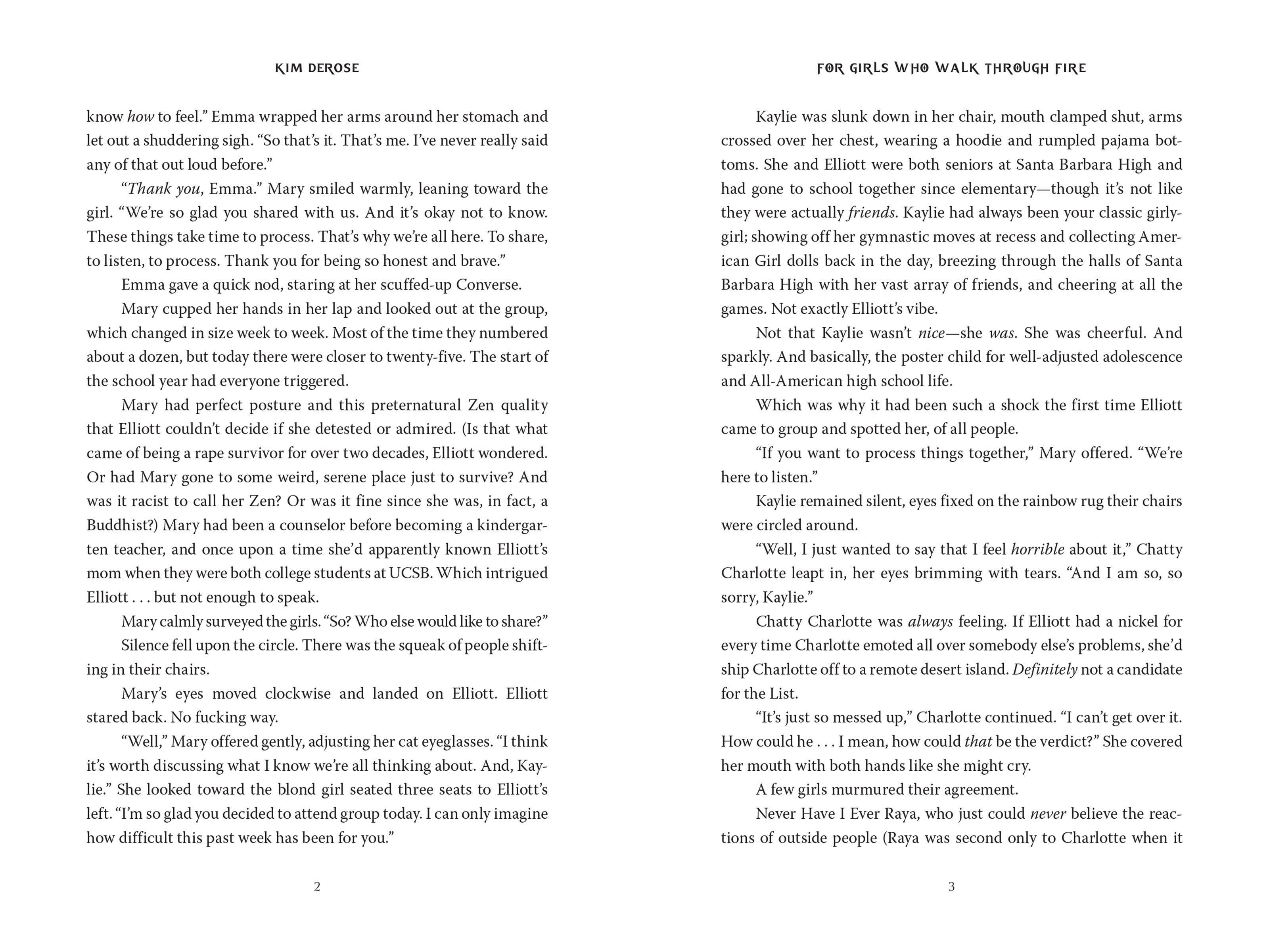 For Girls Who Walk through Fire by Kim DeRose