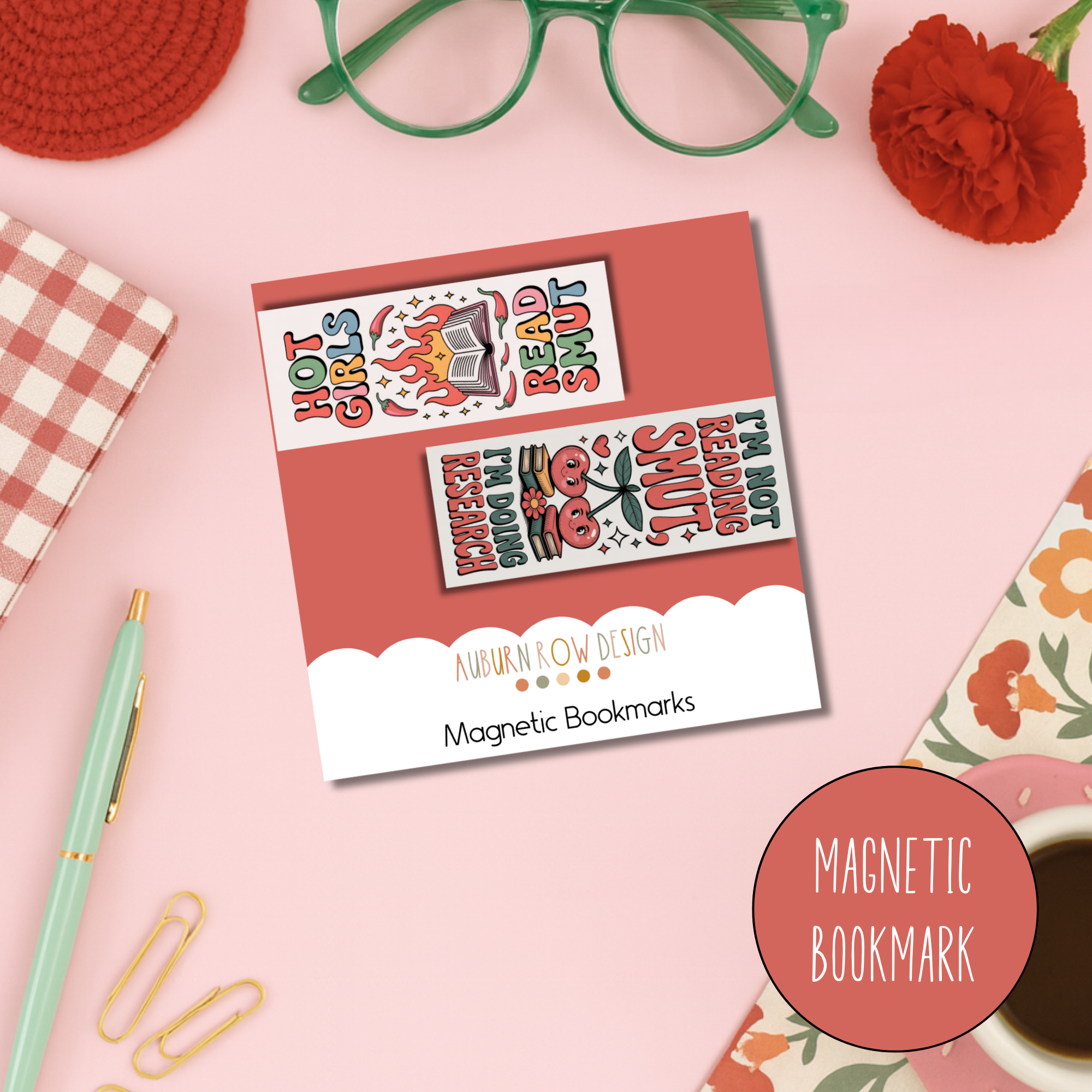 Spicy Smut Reader Magnetic Bookmark Set