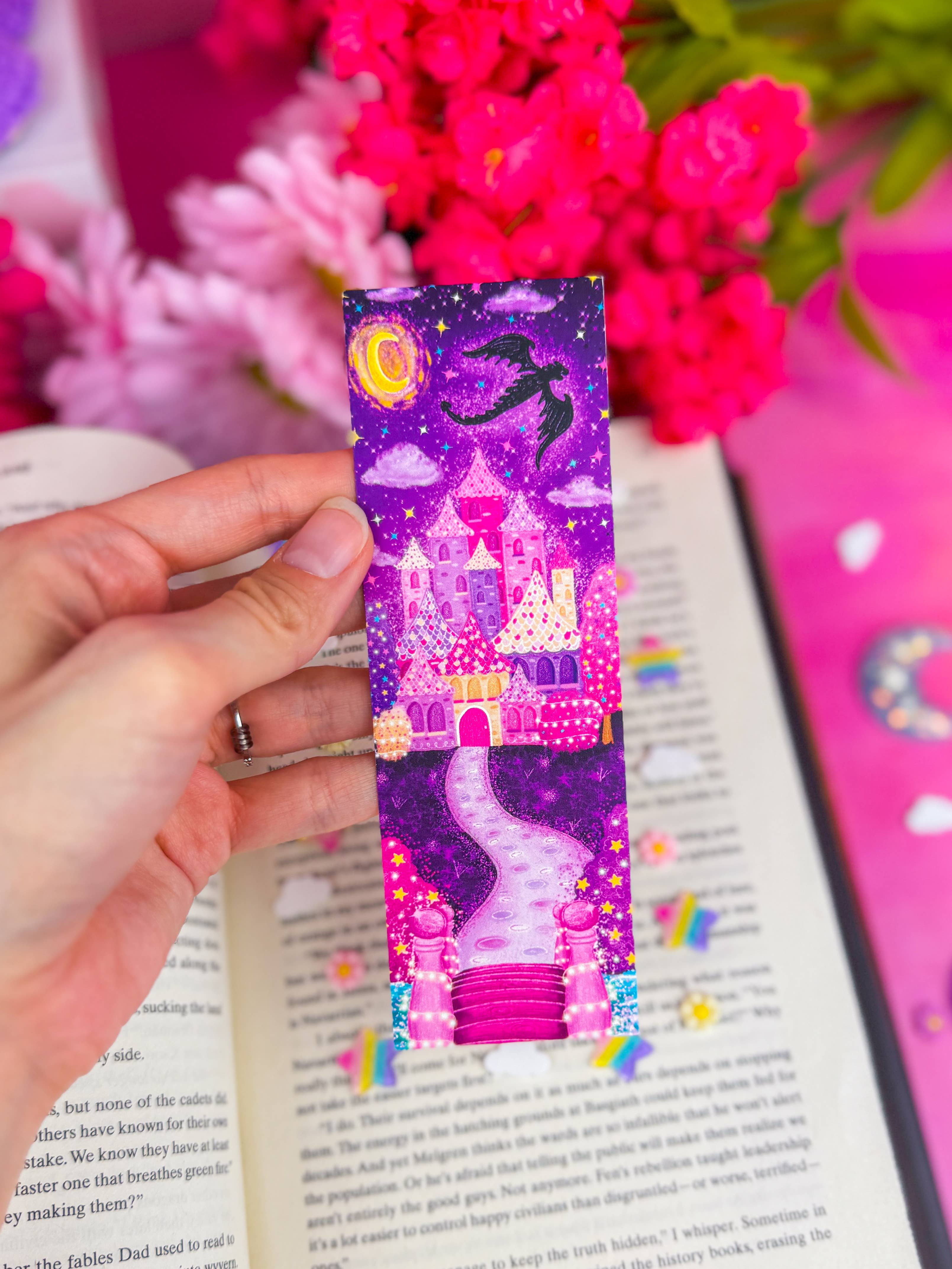 Romantasy Castle Bookmark: Matte