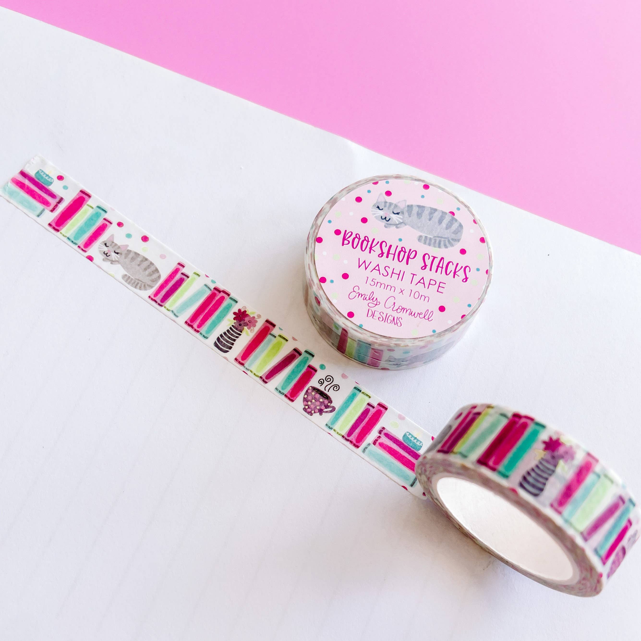 Bookshop Stacks Washi Tape