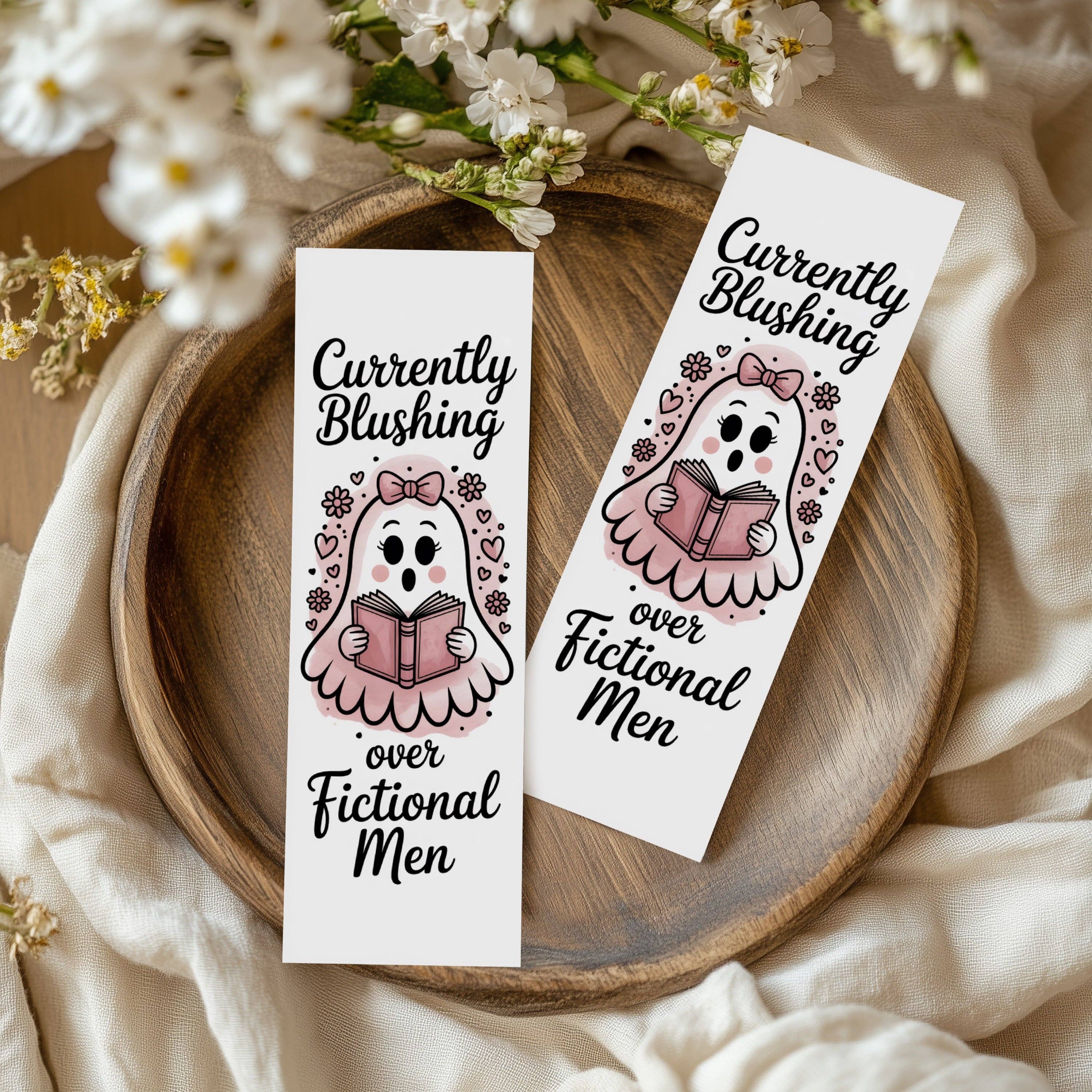 Smut Reader Bookmark Set or Individual (Copy): Currently Blushing - NO PACKAGING