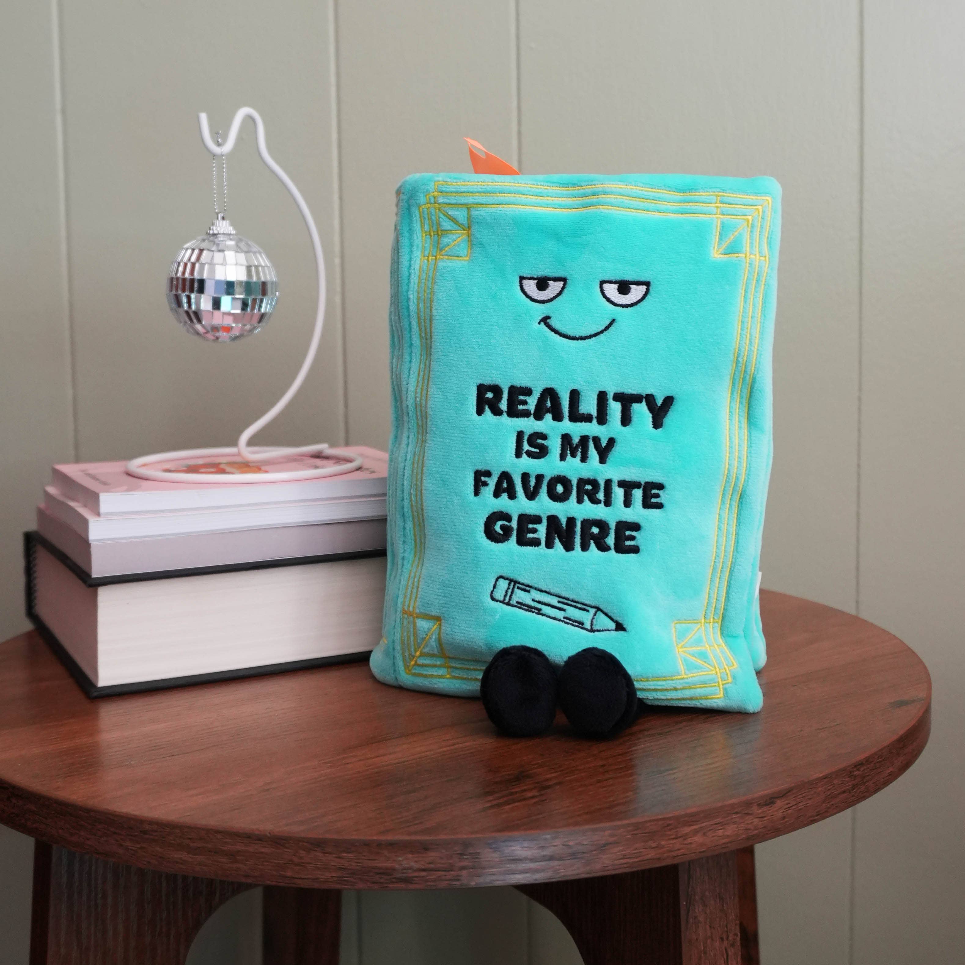 "Reality Is My Favorite Genre" Plush Book