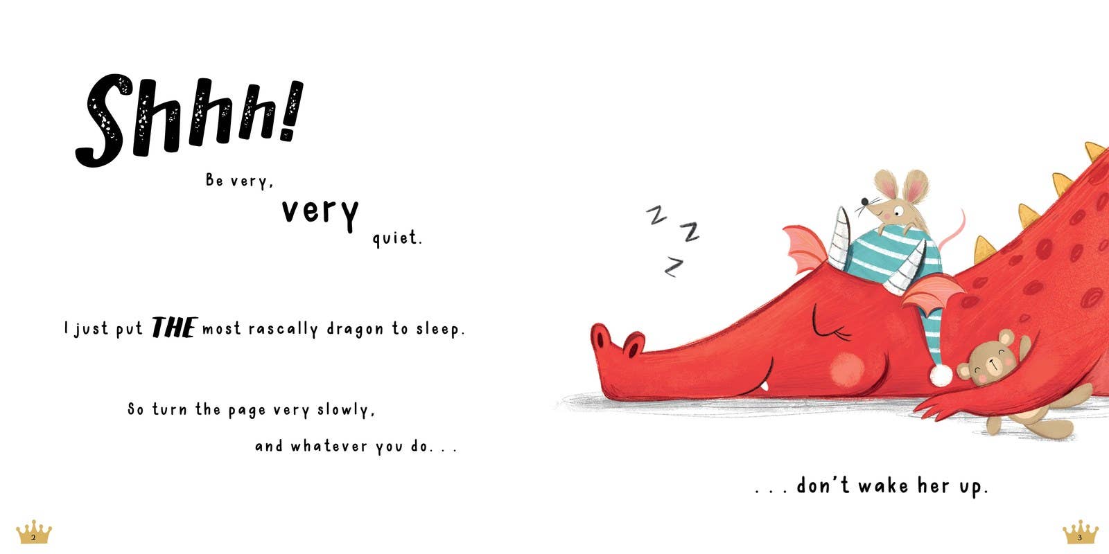 Don't Wake the Dragon: 10 x 10 x 0.4 / Hardcover Picture Book / 32