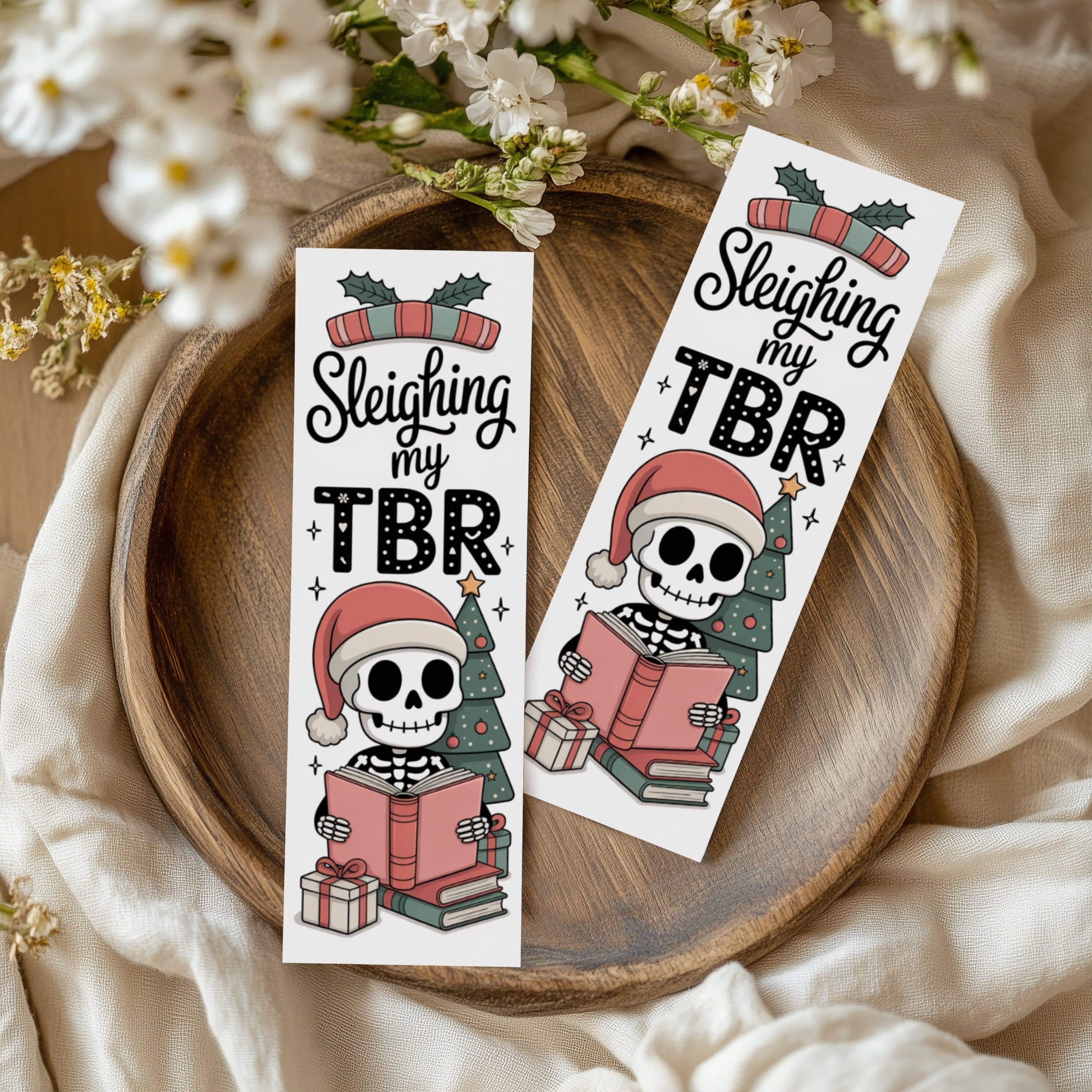 Christmas Smut Bookmarks: Sleighing My TBR - WITH PACKAGING