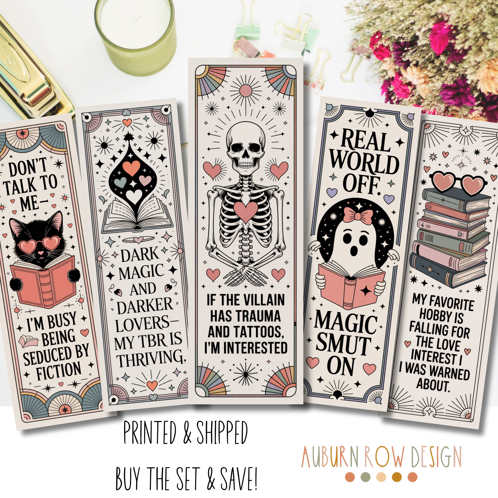 Smut Bookmark Set or Individual: My Favorite Hobby