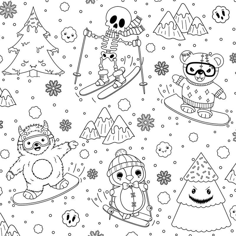 Creepy Cute Goth Coloring Book by: Paperback; 64 pages / English