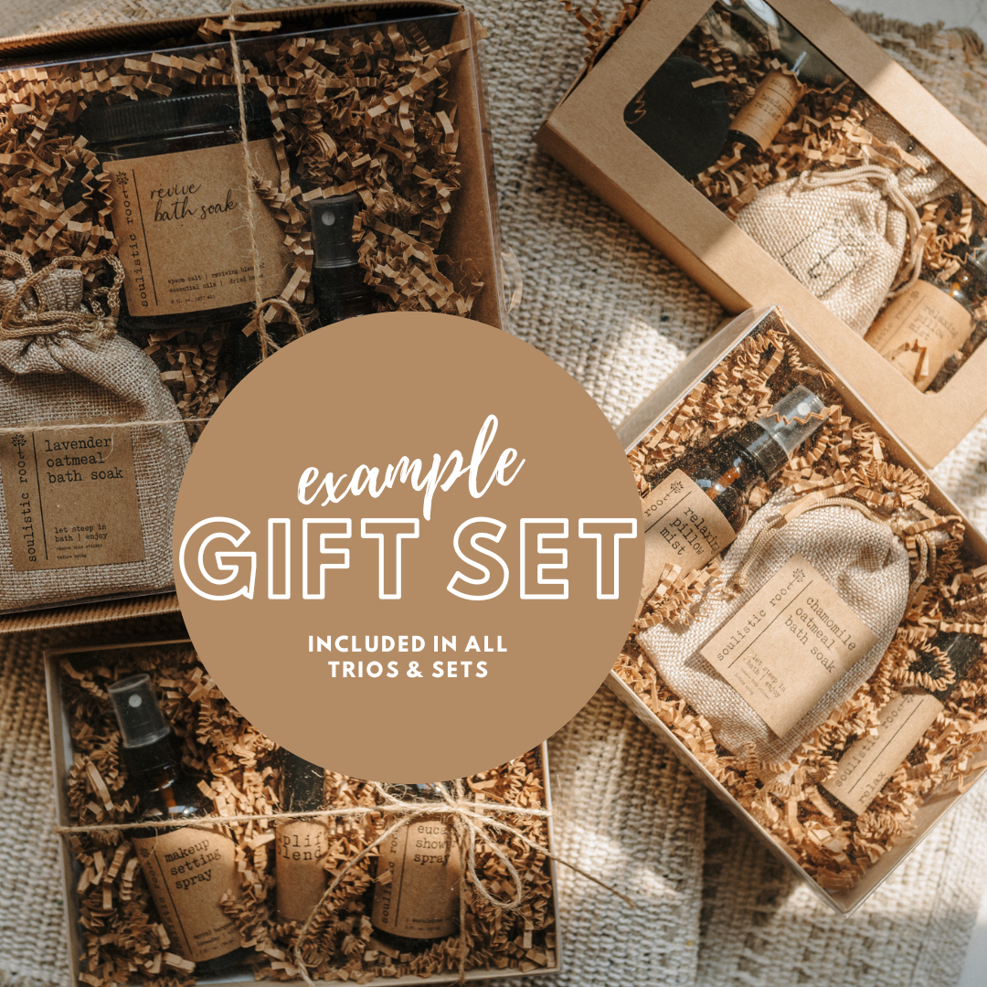 Rose Gift Set  | Pillow Spray | Rose Oatmeal | Bath Salts