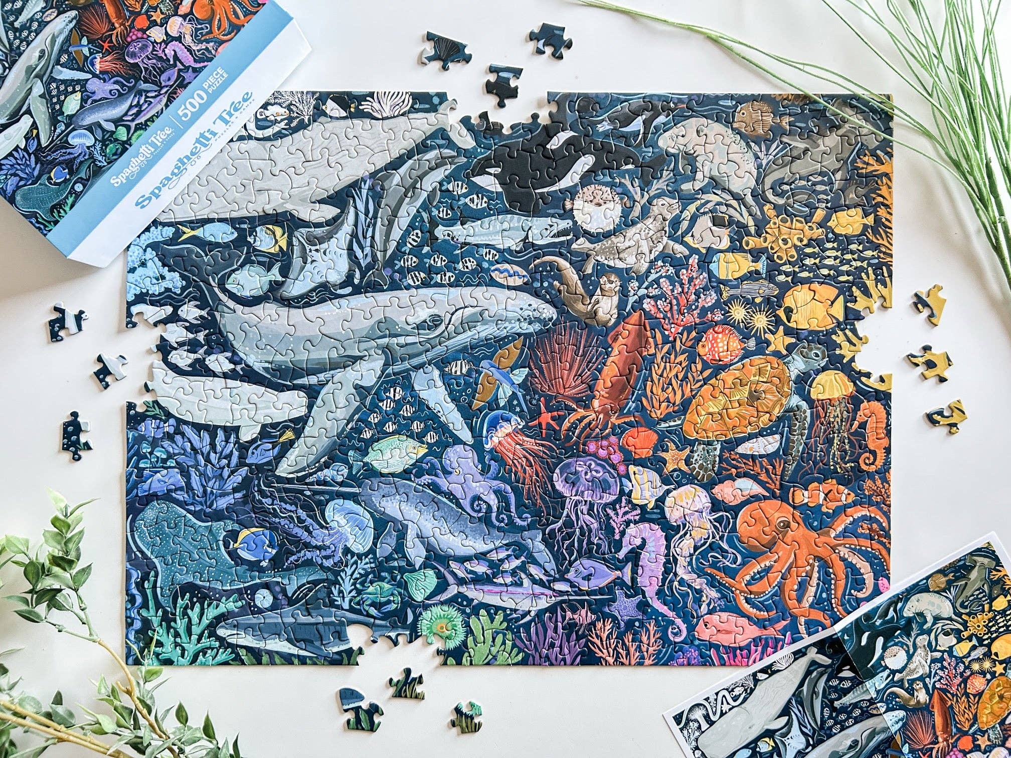 Ocean Creatures 500 Pc Puzzle