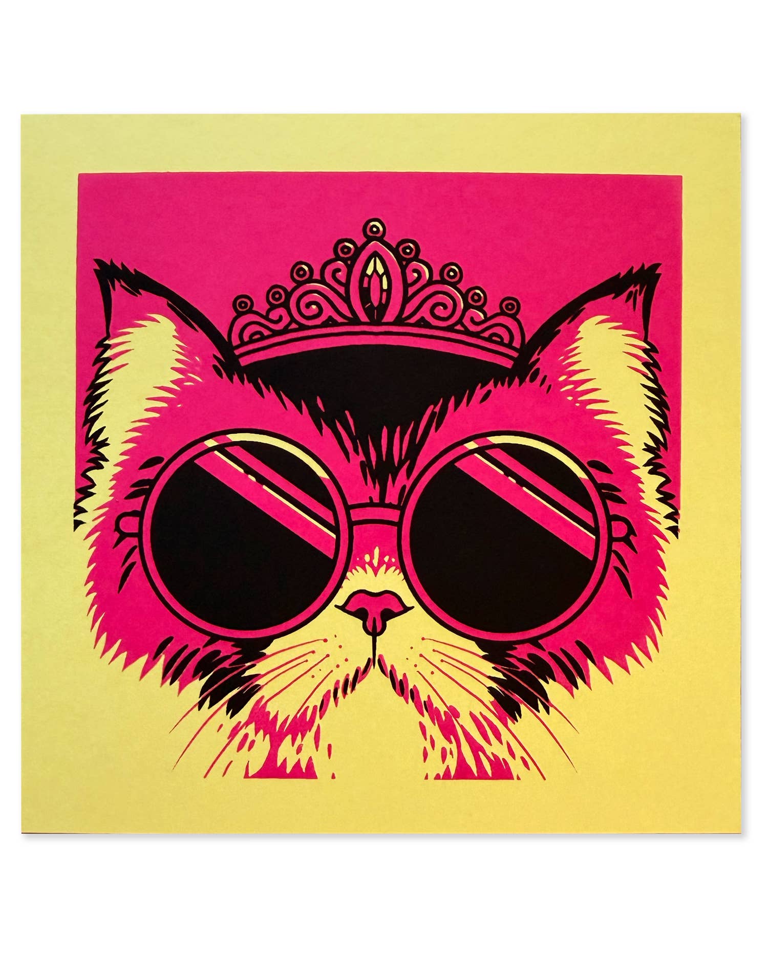 "Donut" Dungeon Crawler Carl Inspired Screen Print (Yellow)