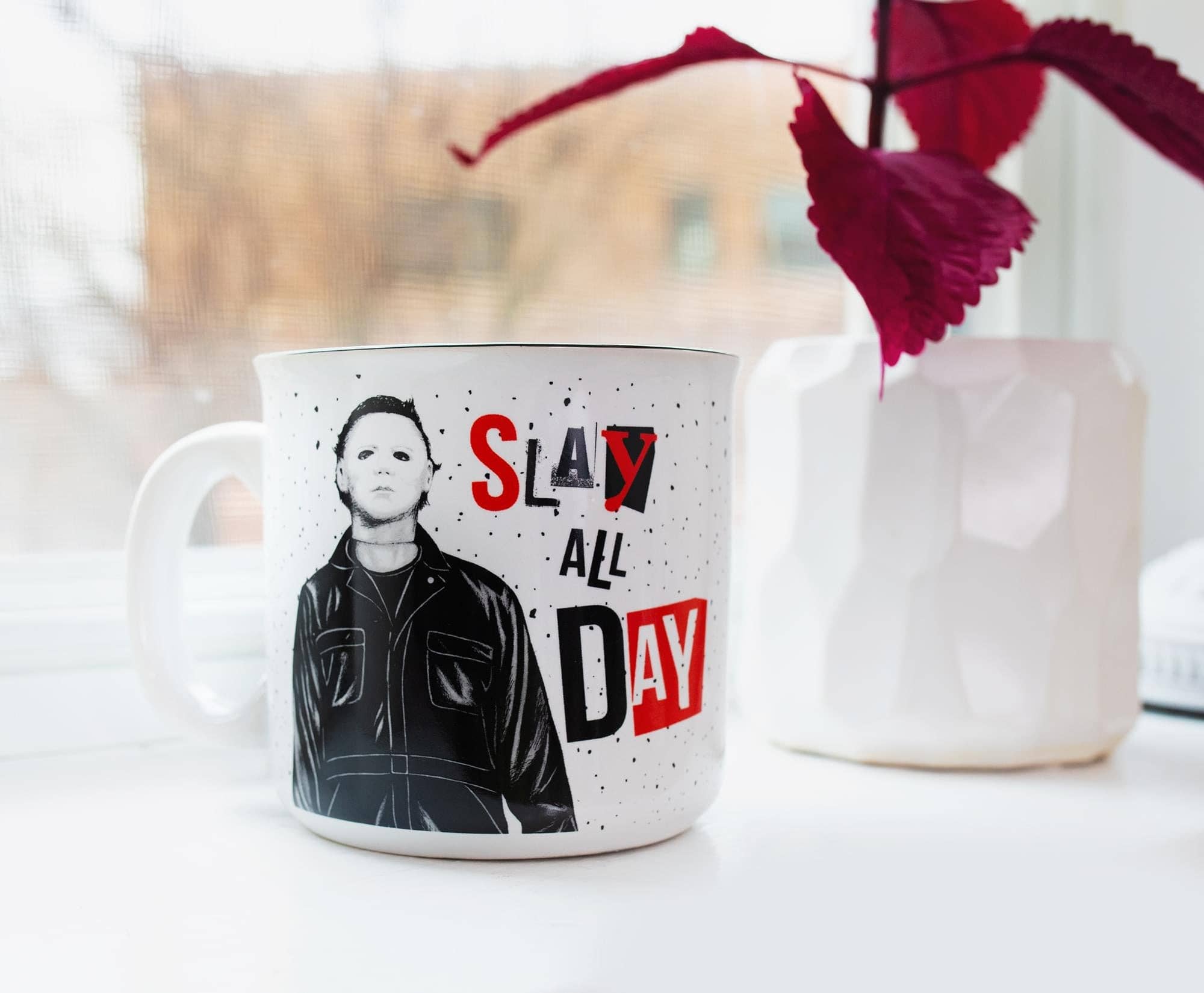 Halloween II Slay All Day 20oz Ceramic Camper Mug