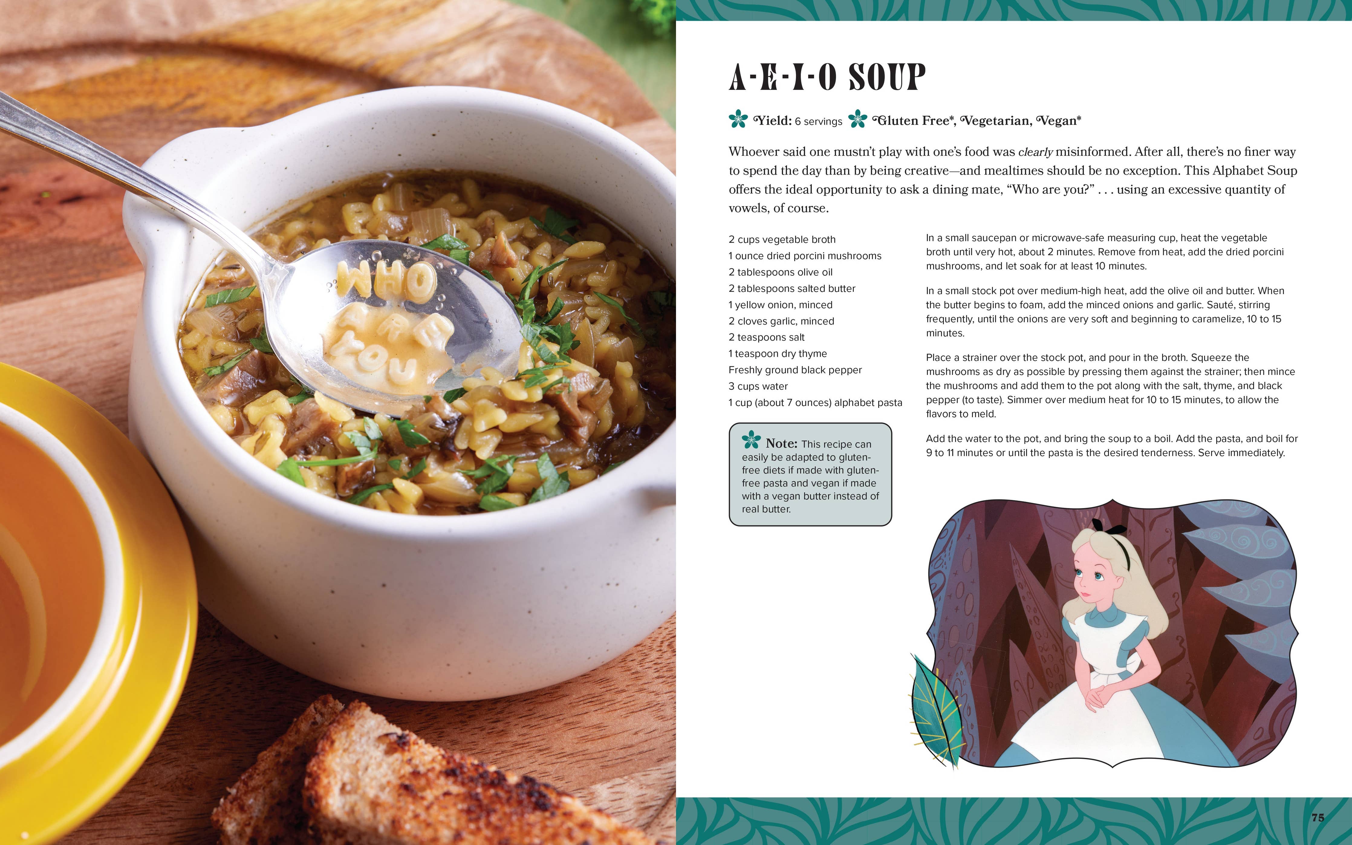 Alice in Wonderland: The Official Cookbook - SALE!
